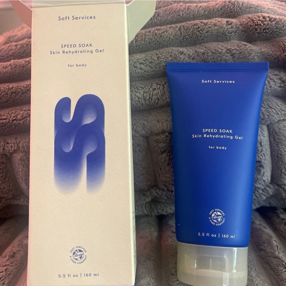 Soft Services Speed Soak Rehydrating Gel Moisturizer 5.5 oz BNIB